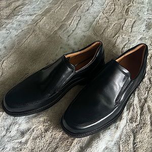 ECCO Holton Apron Toe Slip On Loafer Mens Leather Dress Shoe Sz 9 - 9.5